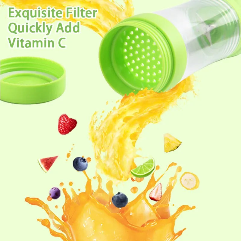 Power Up Your Health Portable USB Blender Juice, Grind, Travel, Baby Food