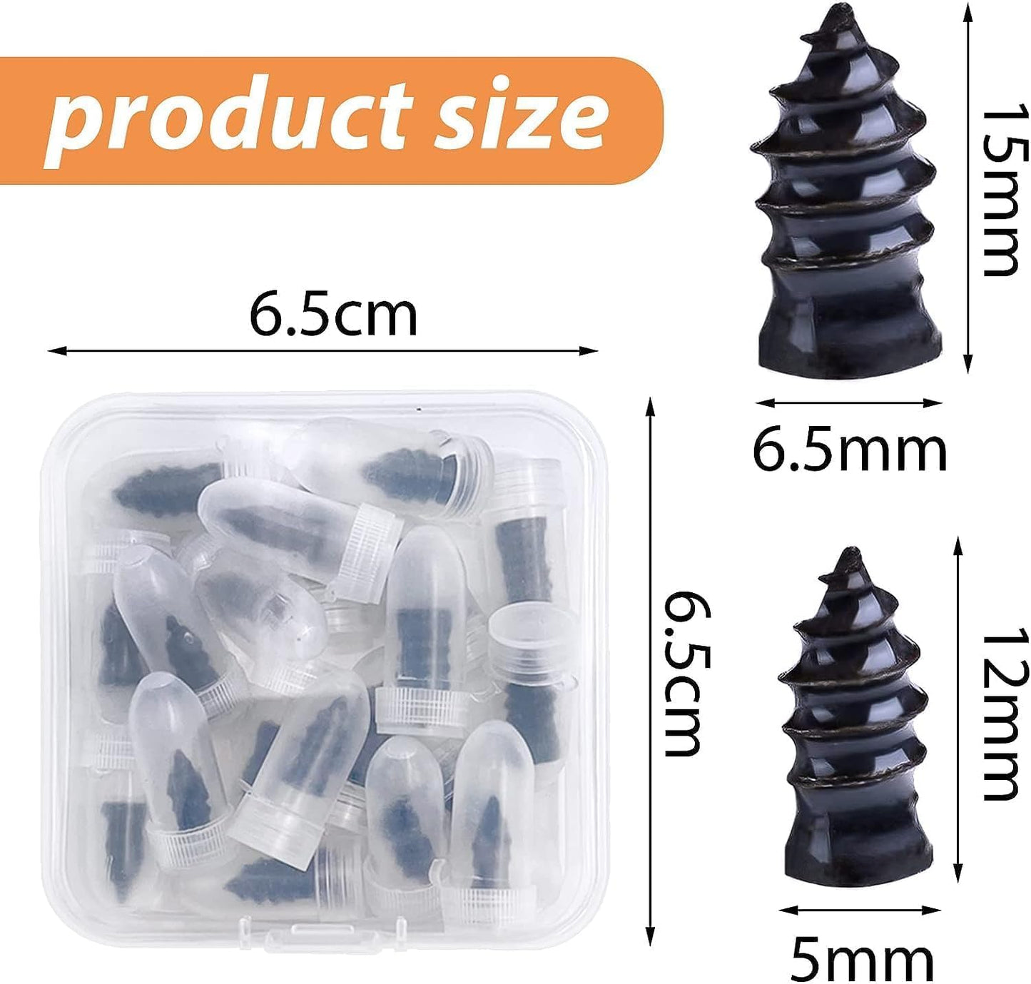 10 pcs Tyre Repair Screw, Self-Service Tire Repair Nail, Puncture Repair Nail