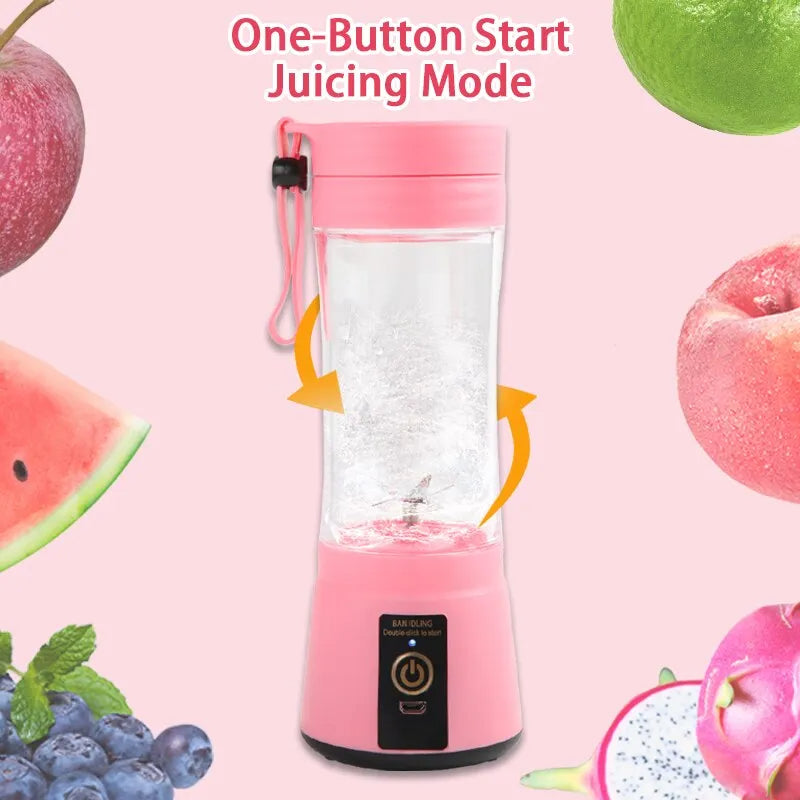 Power Up Your Health Portable USB Blender Juice, Grind, Travel, Baby Food