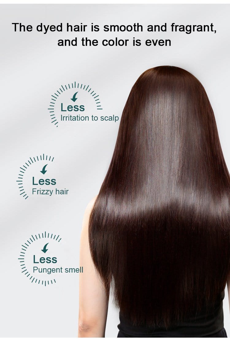 3-in-1 Black Hair Dye Shampoo (Ayurvedic No Side Effect) - 100% Grey Coverage