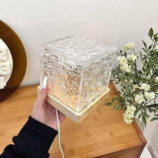 Zaavio Waves Square Lamp 16 in 1 Ocean Wave Projector Night Light with Remote, Water Effect Lamp for Bedroom, Living Room,Romantic Ocean Wave Water Night Light Projector with 3D Water Wave Effect-2024