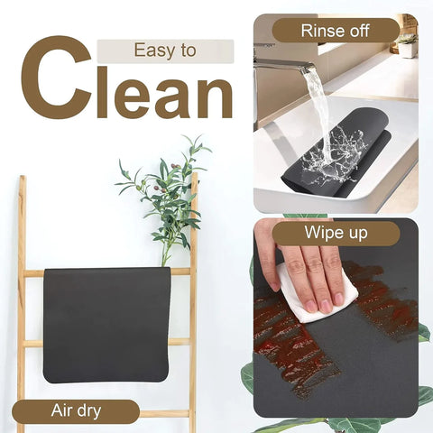 Dish Drying mat Grey 60x40 cm