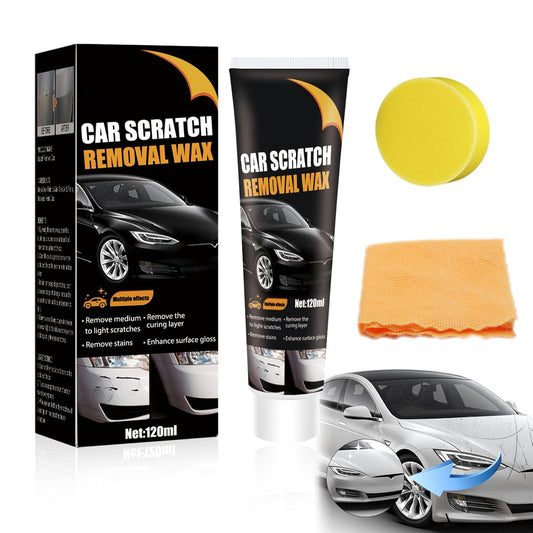 Paint Renovator Scratch Remover | Surface Scratch Repair Cream with Sponge | Car Body Scratch Remover Kit for Swirls and Marks | Paint Renovator Scratch Remover for All Surfaces