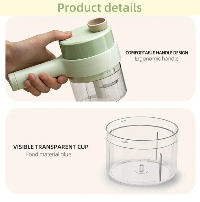 Choprino™️4-in-1 Electric Chopper, Vegetable cutter
