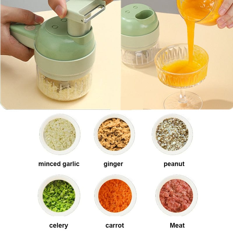 Choprino™️4-in-1 Electric Chopper, Vegetable cutter