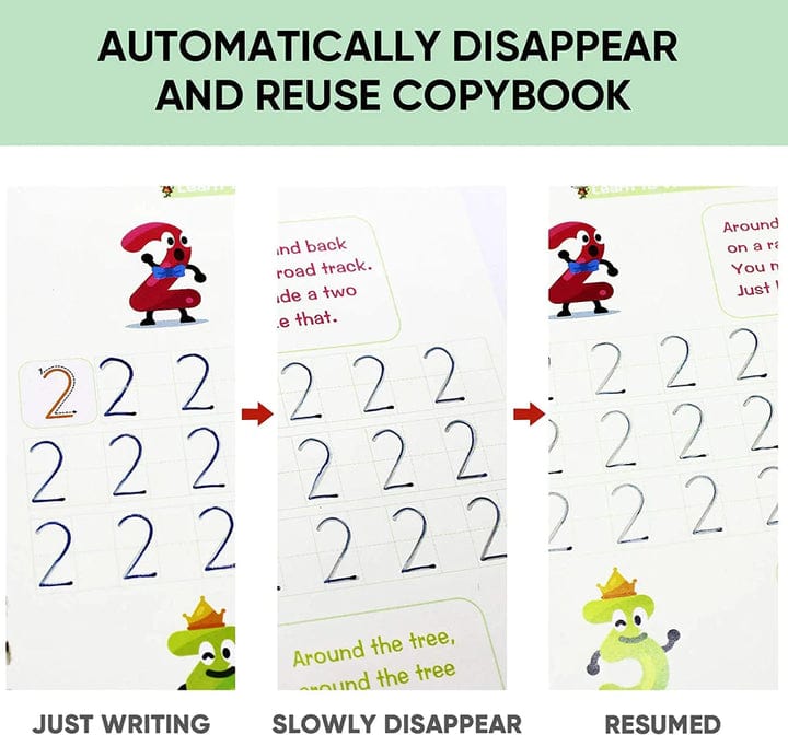 Handwriting with Magic Practice Copybook!