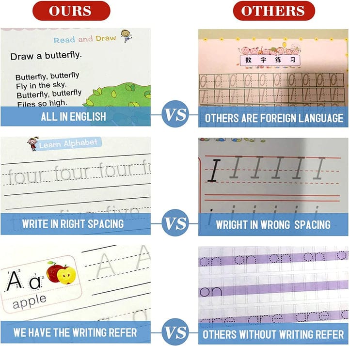 Handwriting with Magic Practice Copybook!