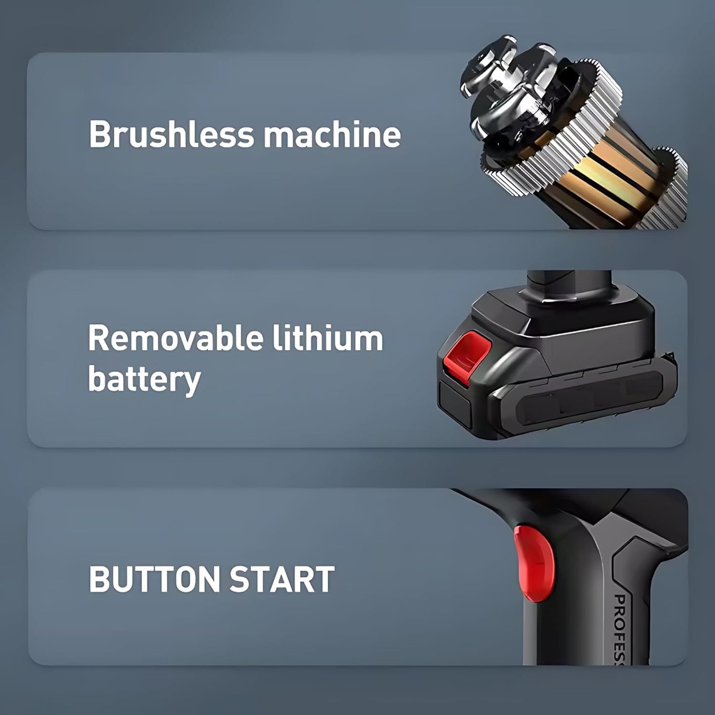 Handheld Cordless Car Vacuum Cleaner – 21000pa with High-Power Suction