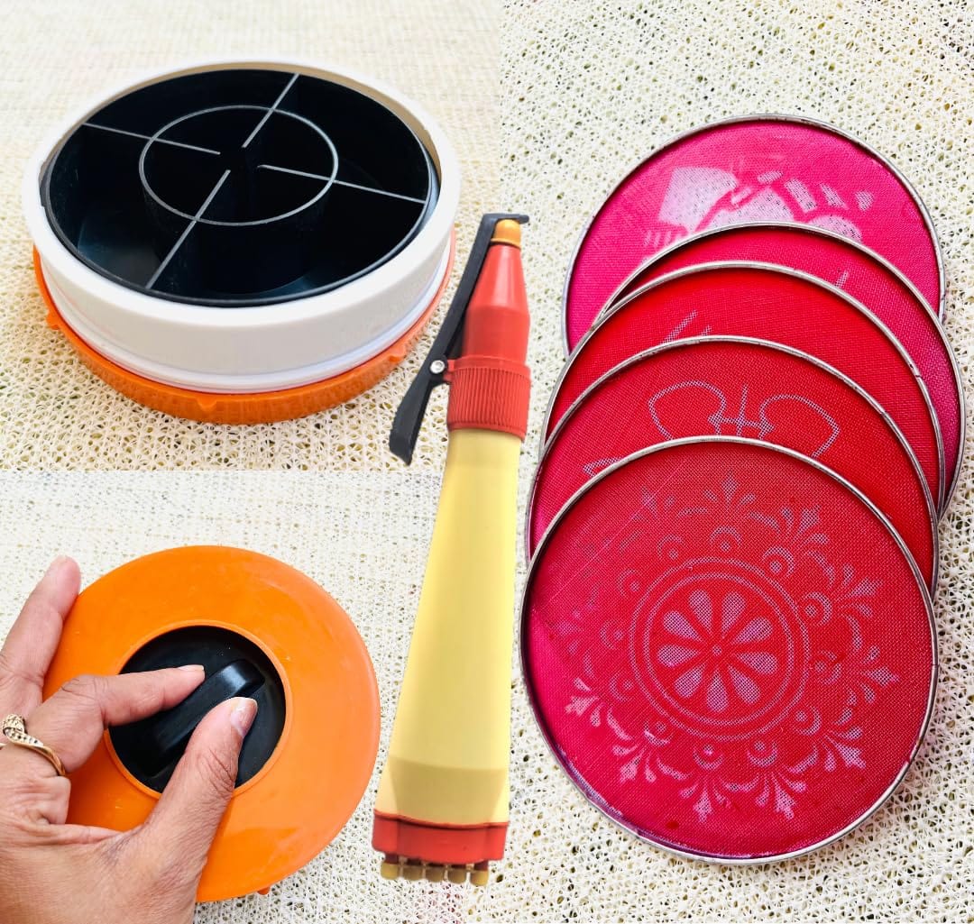Rangvibe™️ Instant Rangoli Kit – Zaavio