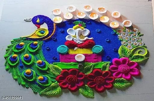 Rangvibe™️ Instant Rangoli Kit – Zaavio