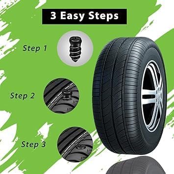 10 pcs Tyre Repair Screw, Self-Service Tire Repair Nail, Puncture Repair Nail